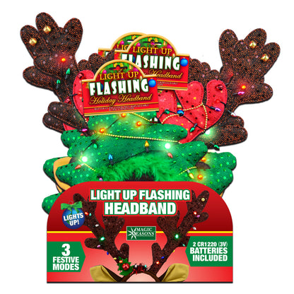 HEADBAND LED HOLIDAY - Pack of 24