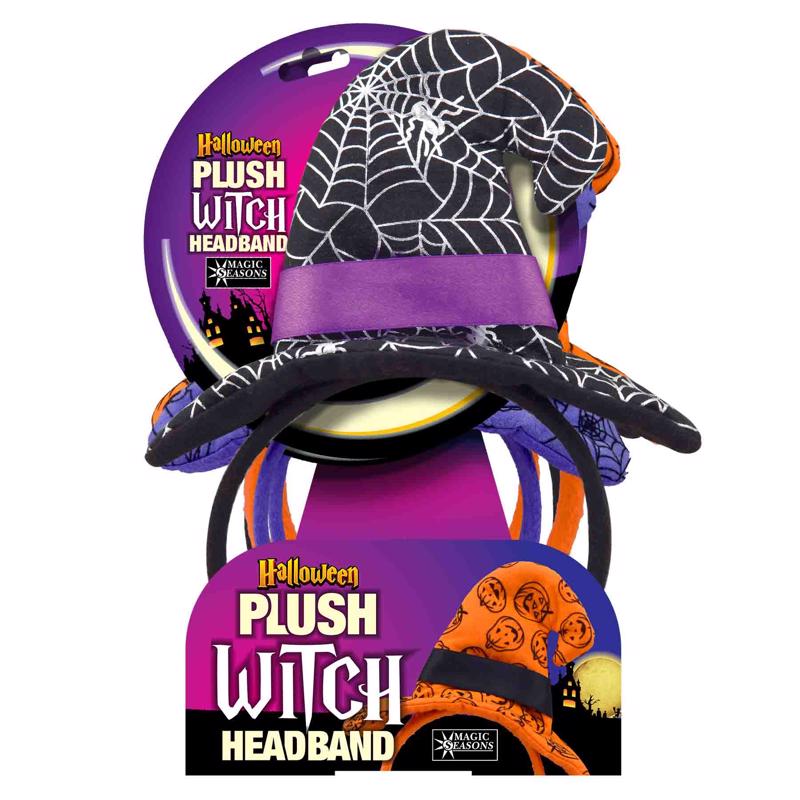 HEADBAND PLUSH WITCH - Pack of 8