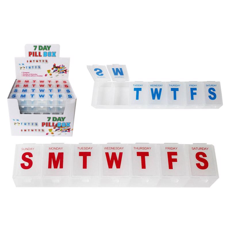 JUMBO PILL BOX 7DAY - Pack of 24