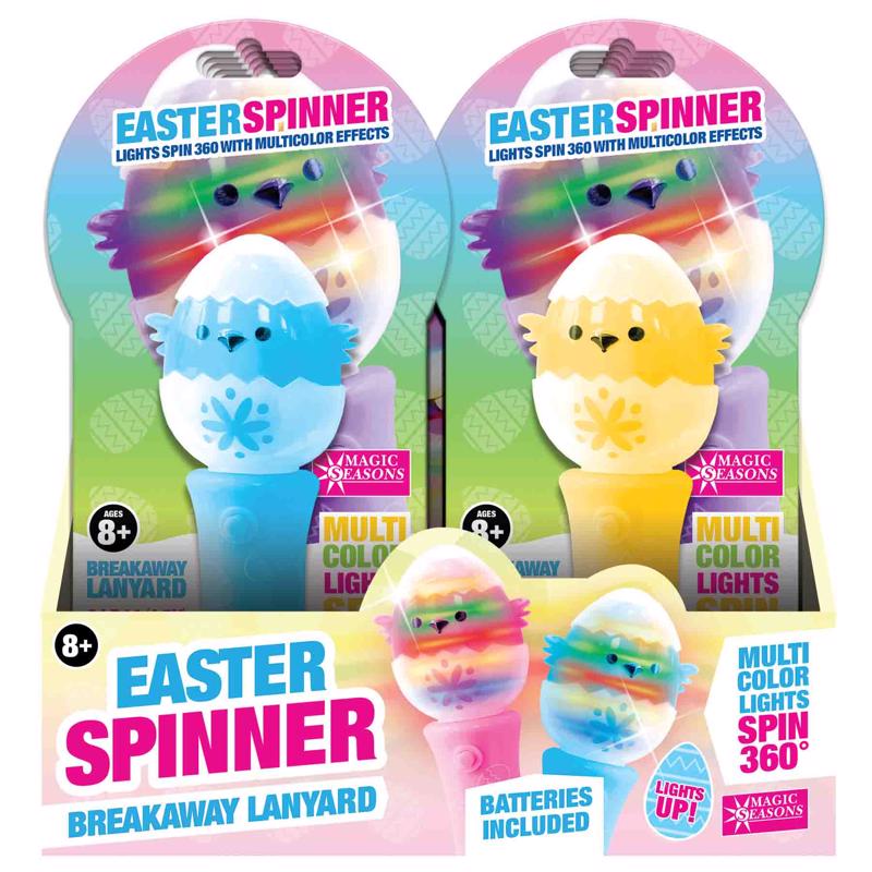 LED CHICK SPINNER ESTR - Pack of 12