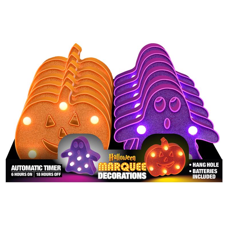 LIGHT Pmpkn/ghost MARQUE - Pack of 12