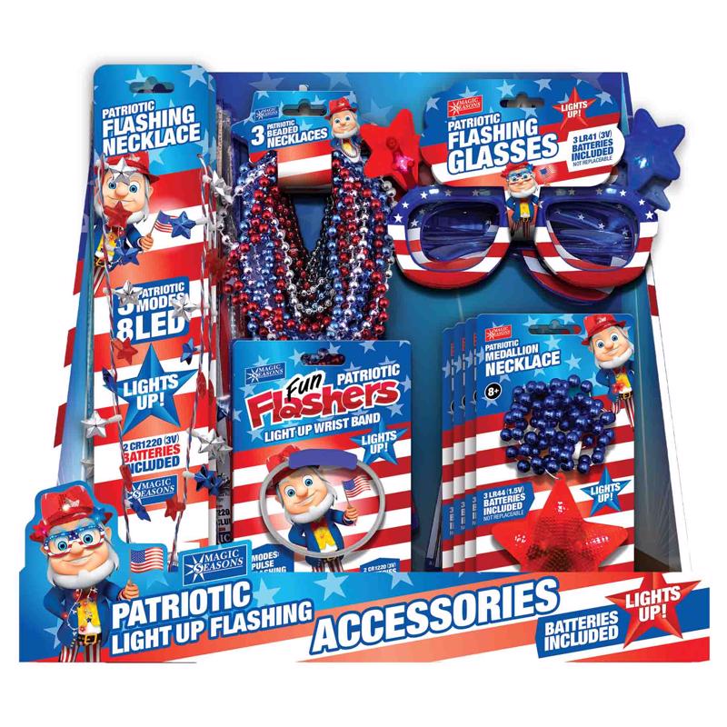 PATRIOTIC ACCESSORIES - Pack of 30