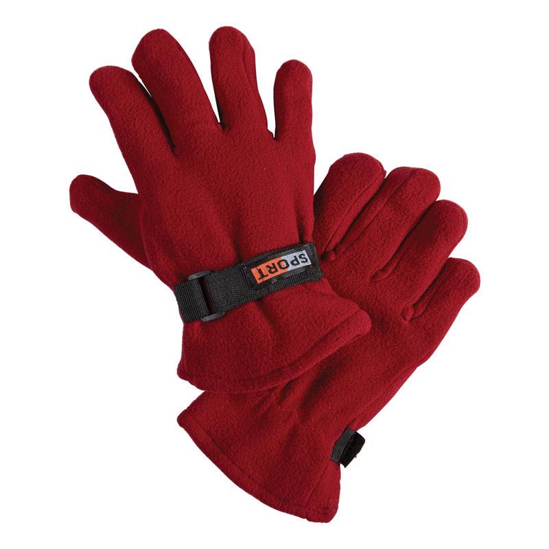 Pair of Emery Jensen Polar Fleece Gloves from the IMPULSE/NOVELTY collection, shown in a pack of 36, featuring soft fleece material.