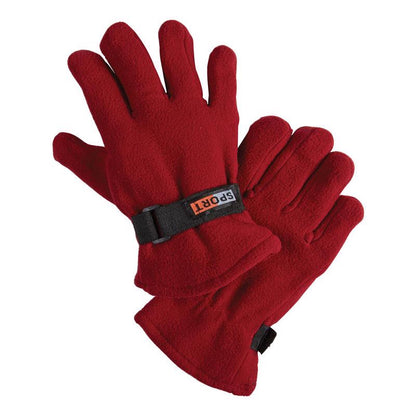 Pair of Emery Jensen Polar Fleece Gloves from the IMPULSE/NOVELTY collection, shown in a pack of 36, featuring soft fleece material.