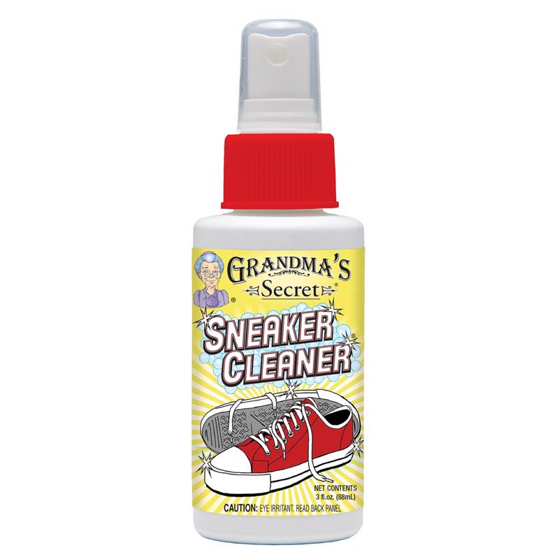 Pack of 12 Emery Jensen Sneaker Cleaner CLR 3oz bottles, impulse novelty product for cleaning sneakers.