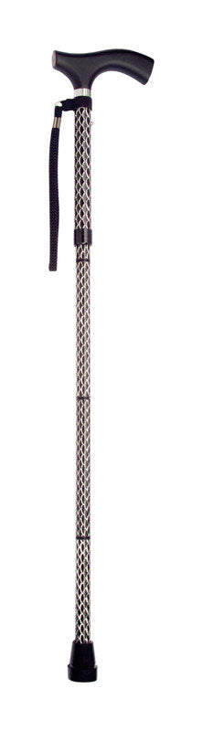 Emery Jensen Soiree FLD walking stick, impulse novelty design with decorative handle and textured shaft, stylish mobility aid.