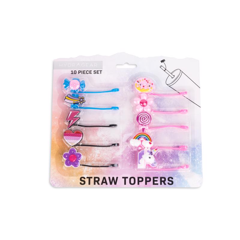 STRW TPR RNBW SLCN 10PK - Pack of 6