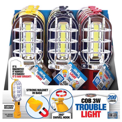 TROUBLE LIGHT 3W ASST - Pack of 12