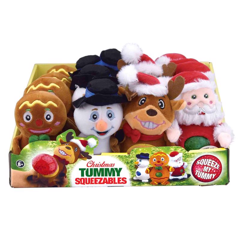 TUMMY SQUEEZBLS CHRSTMAS - Pack of 12
