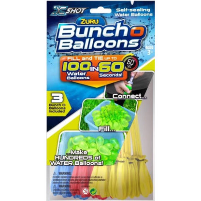 Assorted water balloons set of 100 from Emery Jensen, impulse and novelty style for outdoor water fights and summer fun.