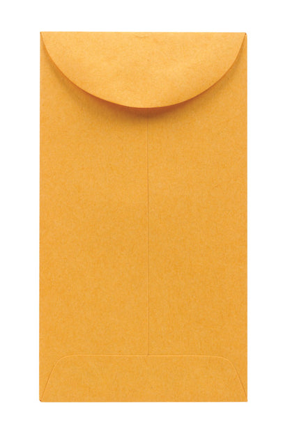 Empty envelope coin bank from Emery Jensen in-store packaging, black and rectangular with a secure flap.