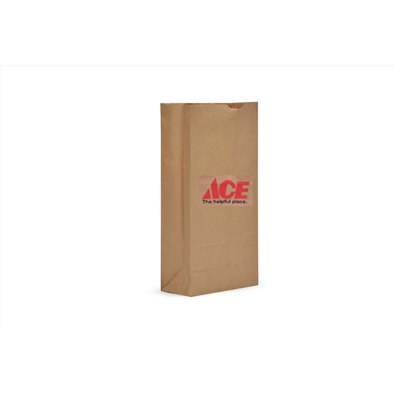 Emery Jensen tall kraft paper bag from in-store paper bags collection, featuring sturdy construction and natural kraft finish.
