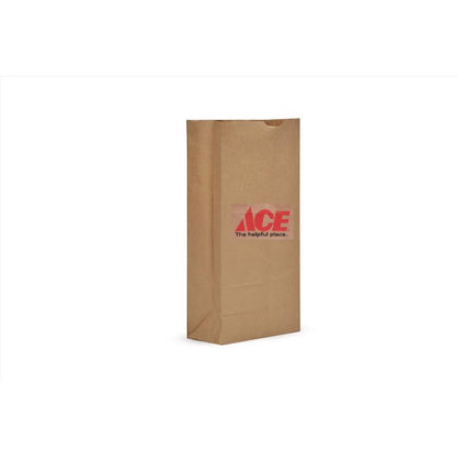 Emery Jensen tall kraft paper bag from in-store paper bags collection, featuring sturdy construction and natural kraft finish.