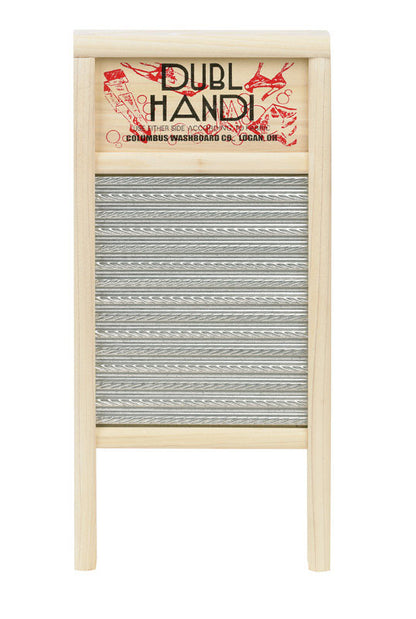 Emery Jensen indoor accessories washboard measuring 8.6x18 inches, ideal for cleaning and laundry tasks.