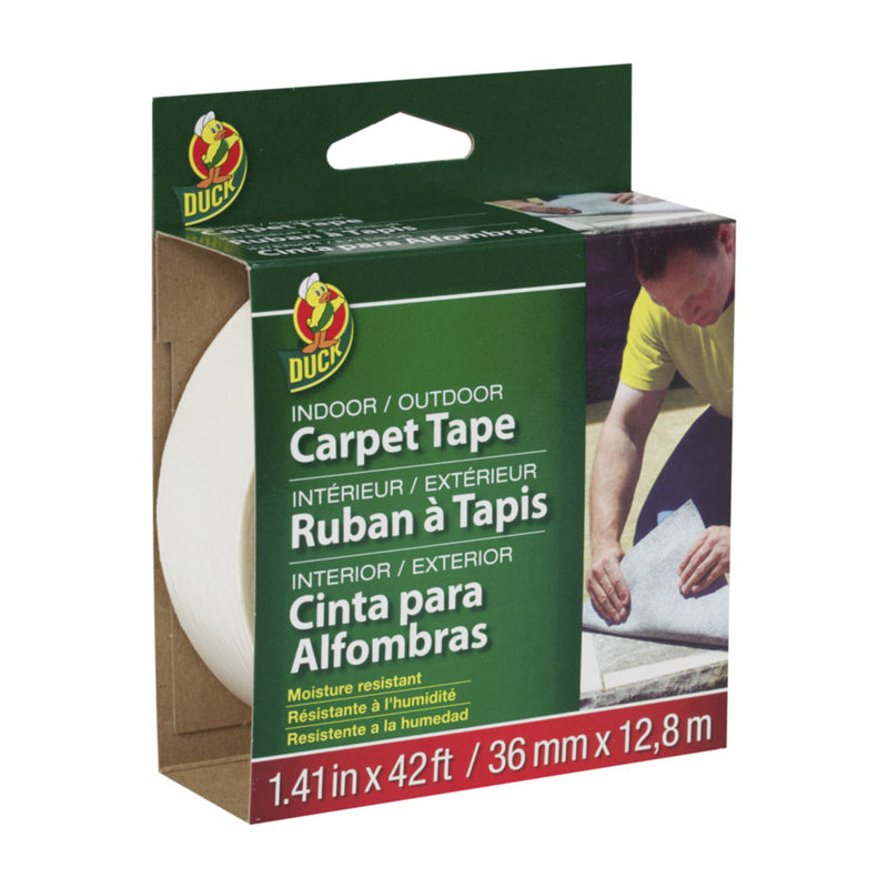 Emery Jensen indoor carpet tape, 1-13/32 inches by 42 feet, designed for securing and installing carpets indoors.