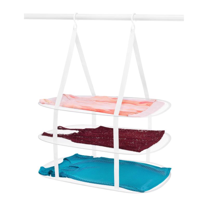 Emery Jensen indoor clothes drying rack, sturdy metal clothes drying rack with multiple bars for efficient indoor laundry drying.