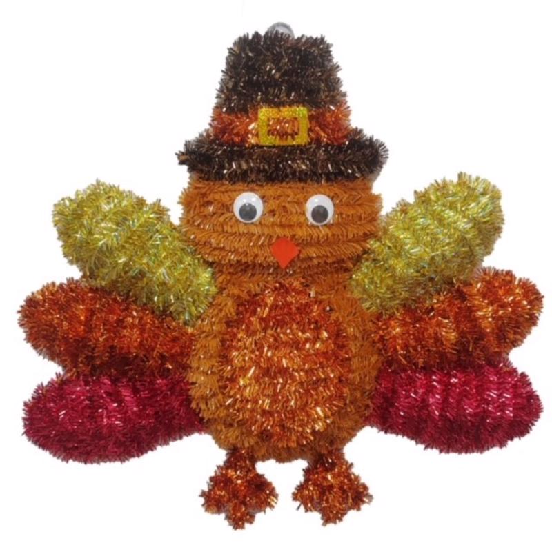 HANGING DECOR TURKEY 18" - Pack of 6