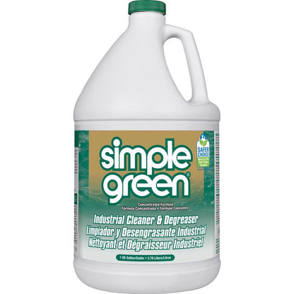Emery Jensen CLEANR SIMPLE GREEN GAL industrial cleaner pack of four bottles, green liquid cleaning solution for heavy-duty use