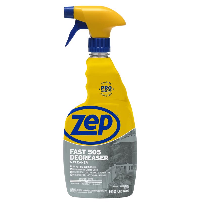 Emery Jensen Fast 505 industrial degreaser in a 32oz spray bottle, designed for heavy-duty cleaning and grease removal.