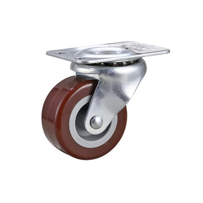 Heavy-duty 2-inch caster wheel for industrial trucks by Emery Jensen, designed for durability and heavy load support.