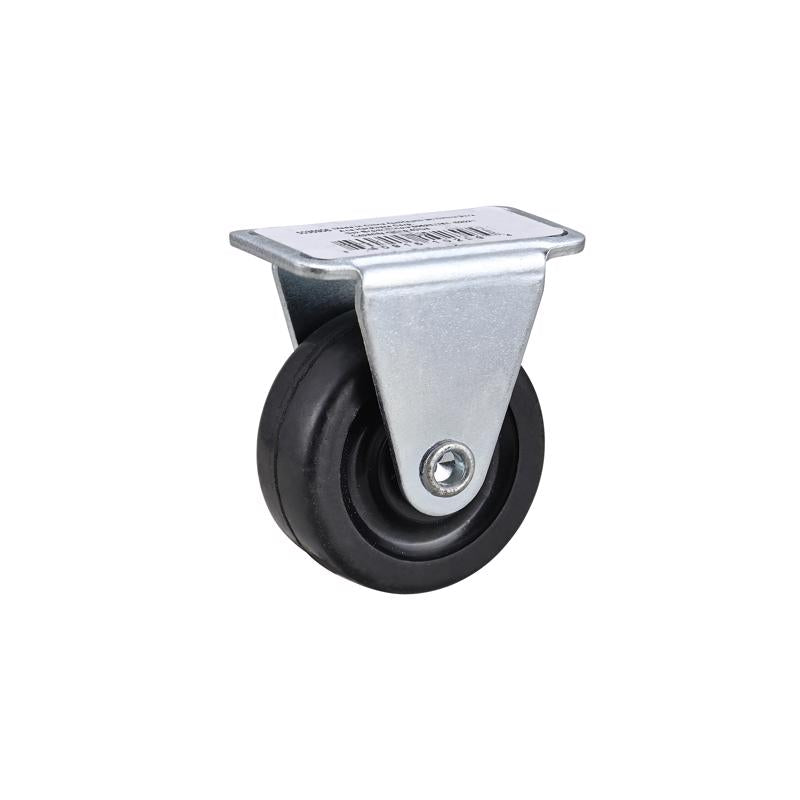 Industrial truck caster plate SFTRBR 1.5-inch by Emery Jensen, showing a metal plate with mounting holes and caster attachment points.