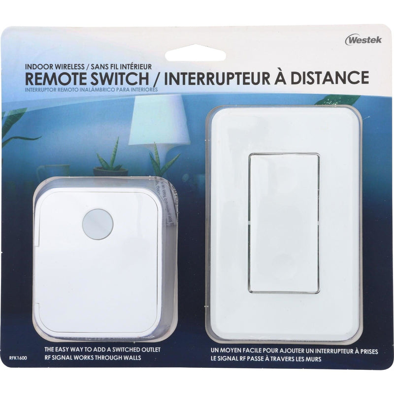 Emery Jensen infrared switch remote wall control mounted on wall with sleek design for easy operation of lighting.