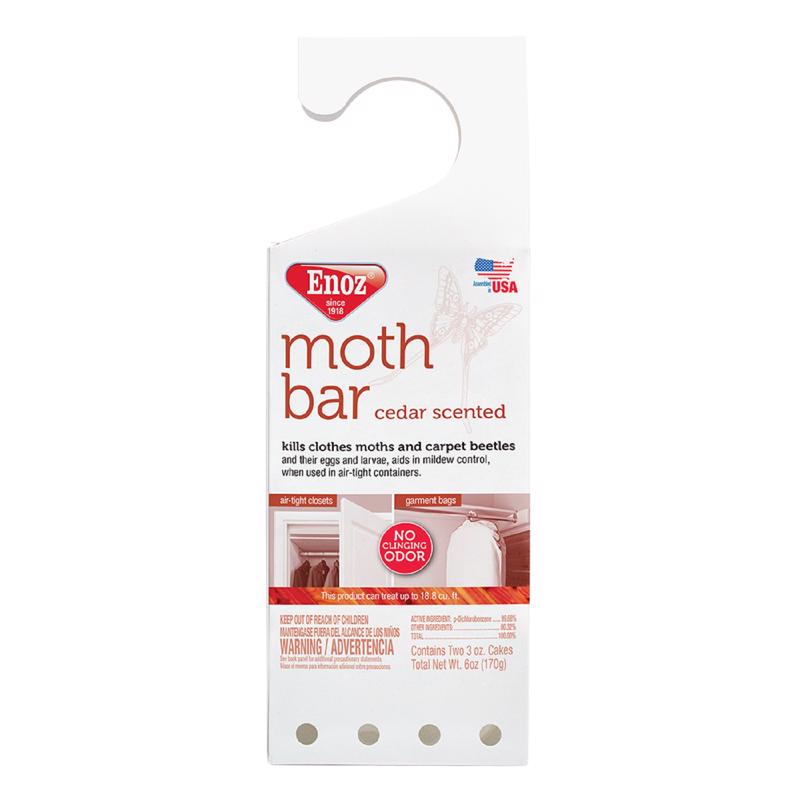 MOTH BAR CEDAR 6OZ - Pack of 6