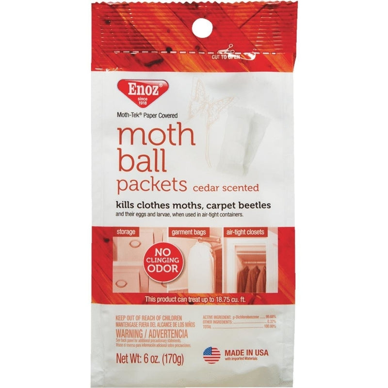 Moth-tek CEDAR PACKETS - Pack of 6