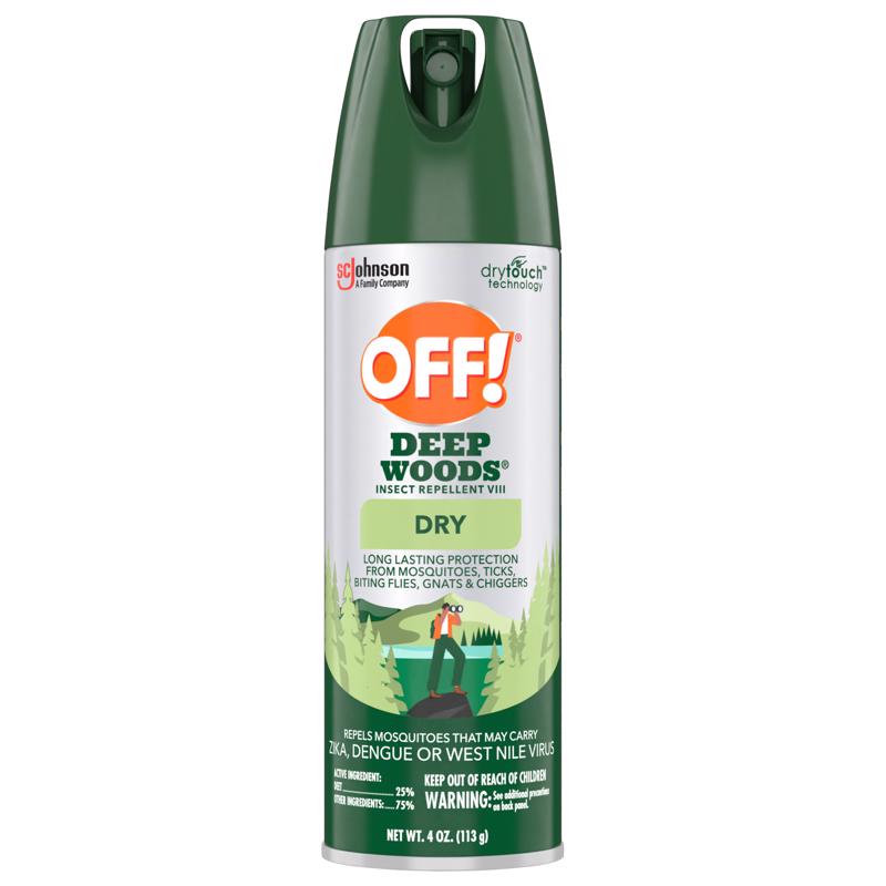 DEEP WOODS OFF DRY 4OZ - Pack of 12