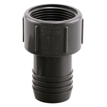 Nylon adapter insert with FTNGS thread and 1.25-inch size, designed for Emery Jensen plumbing fittings.