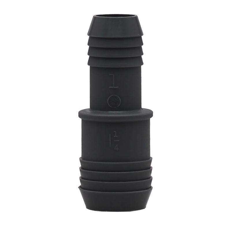 Emery Jensen nylon coupling insert fitting with 1.25-inch diameter and threaded design for plumbing or pipe connections.
