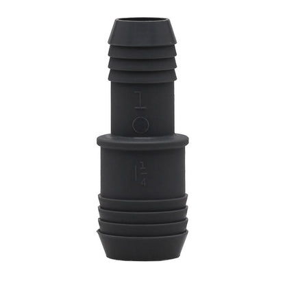 Emery Jensen nylon coupling insert fitting with 1.25-inch diameter and threaded design for plumbing or pipe connections.