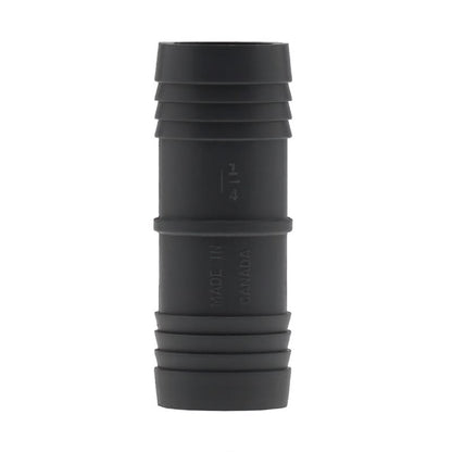 COUPLE INSRT POLY BLK 1.25"