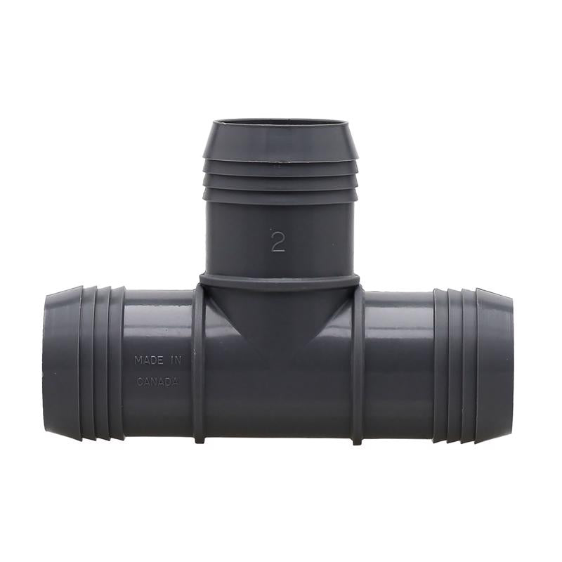 Nylon tee insert by Emery Jensen, 2-inch size, designed for fastening and threaded applications, shown in a close-up view.