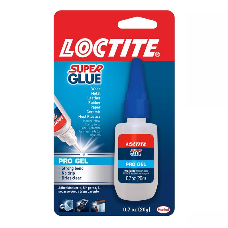 SUPER GLUE GEL 0.7 OZ - Pack of 6