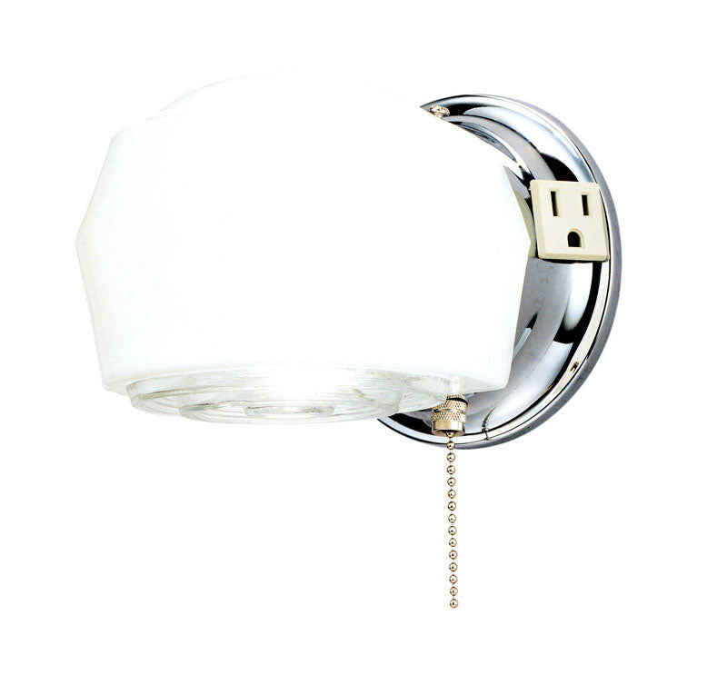 FIXT SCONCE 1L Wht/chrm