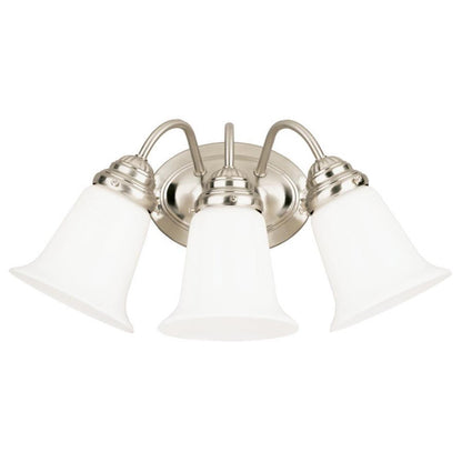 FIXT WALL 3L BRSH NICKEL