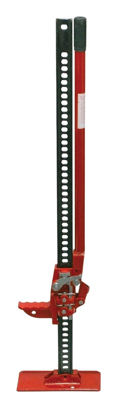 Emery Jensen 48-inch 4-ton Power Jack for farm and commercial use, sturdy steel construction with hydraulic lifting mechanism