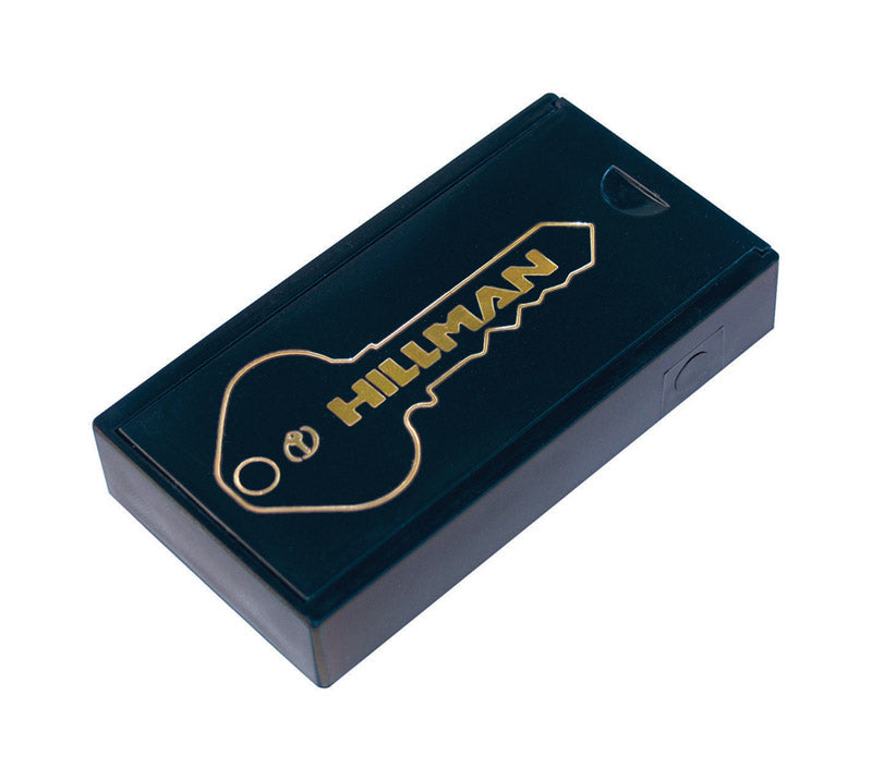 Emery Jensen key holder box in black, key management organizer with a sleek, minimalist design for secure key storage