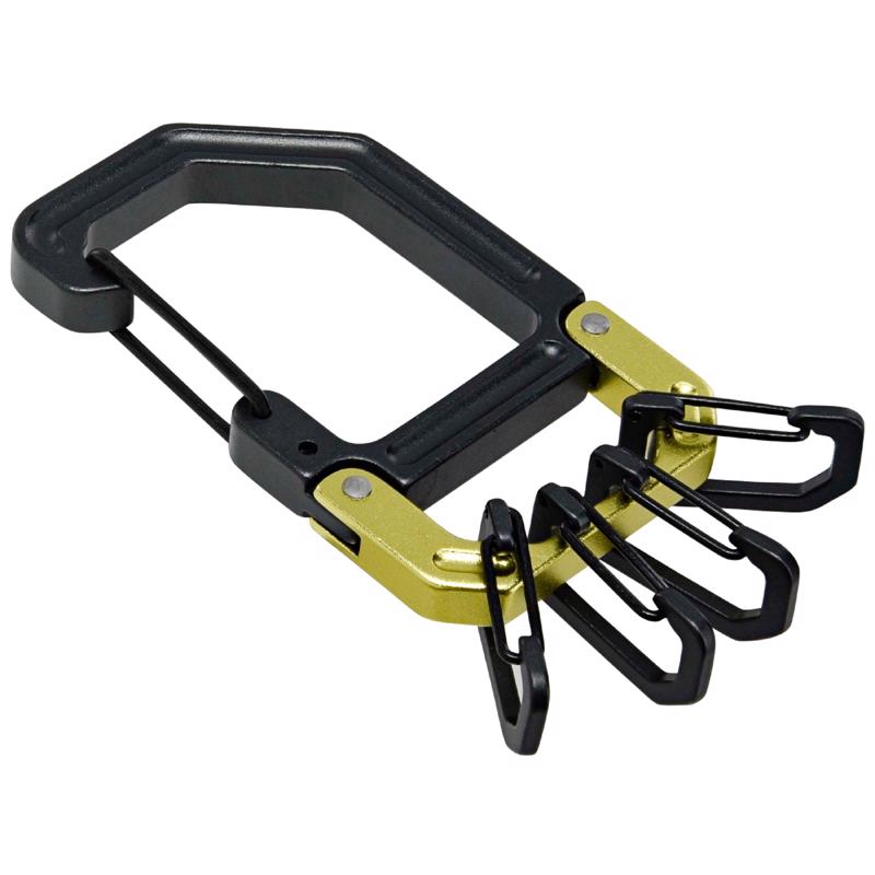 CARABINER Bk/gn ALUM
