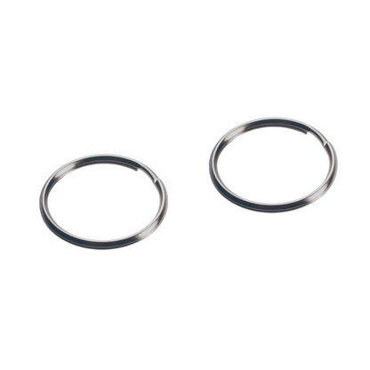 Emery Jensen CD 1 1/2-inch split key rings shown with durable metal construction for holding keys securely.
