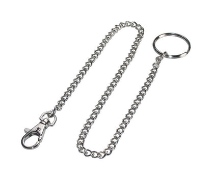 Emery Jensen 18-inch safety chain key ring, durable metal key holder with a sturdy chain for secure key organization