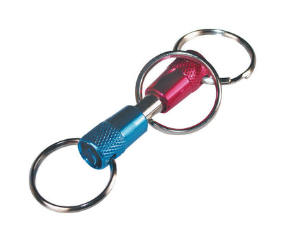 Emery Jensen CD 3-ring pull-apart key rings with durable metal rings and a compact design for organizing keys.