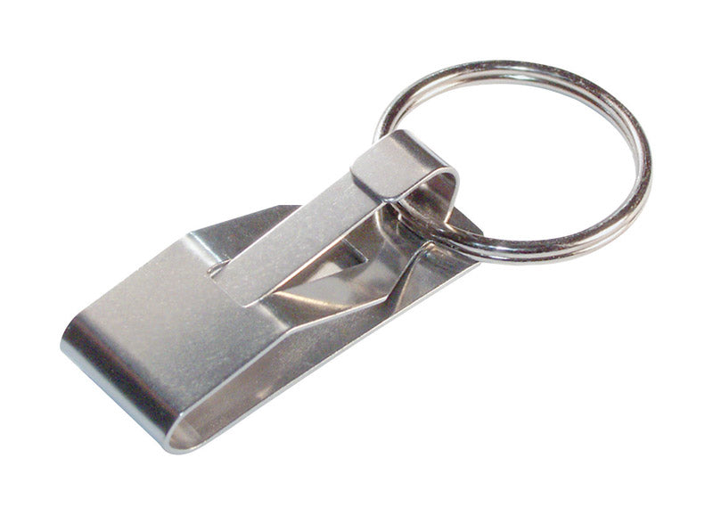 Emery Jensen CD Slip-on MTL Belt Hook key ring with metal belt hook and slip-on design for easy attachment and secure hold.