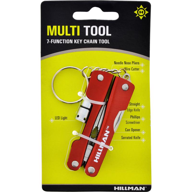 Emery Jensen KC Tool-multi 7 FUNC key rings with multiple practical key holders and rings for organizing keys.