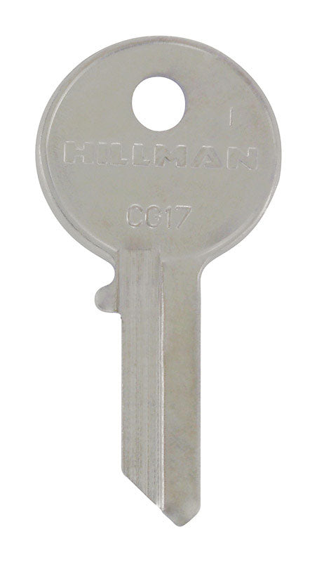 Set of four KEYKRAFTER #206 brass keys by Emery Jensen, showing durable metal key blades with key head grips.