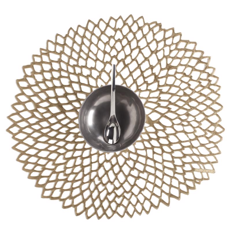 Vinyl placemat from Emery Jensen, 15-inch kitchen textile with a durable, stylish design for dining tables.