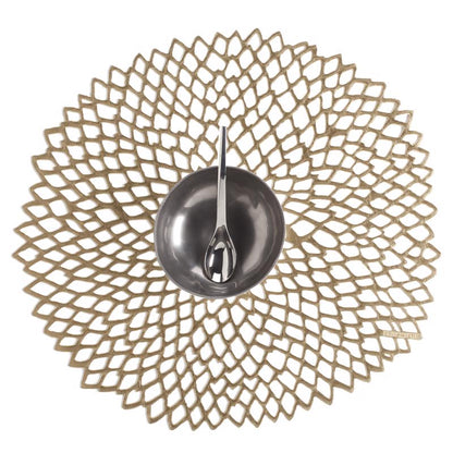 Vinyl placemat from Emery Jensen, 15-inch kitchen textile with a durable, stylish design for dining tables.