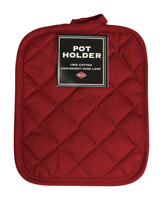 POT HOLDER SOLID PAPRIKA - Pack of 6