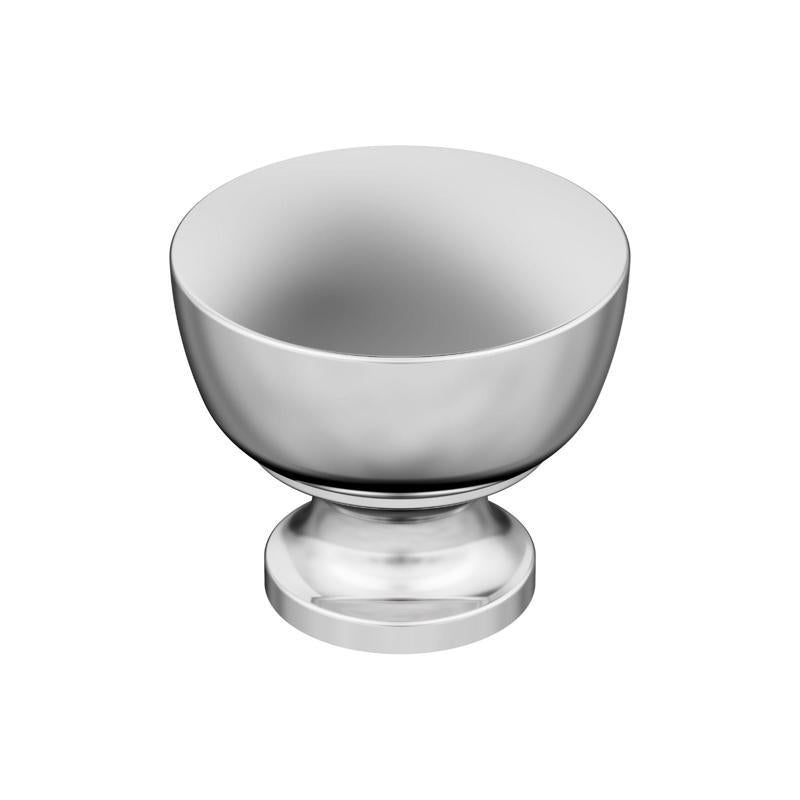 Emery Jensen CBNT KNB PLSD chrome 1.25-inch knob with a polished finish, designed for cabinetry and furniture.